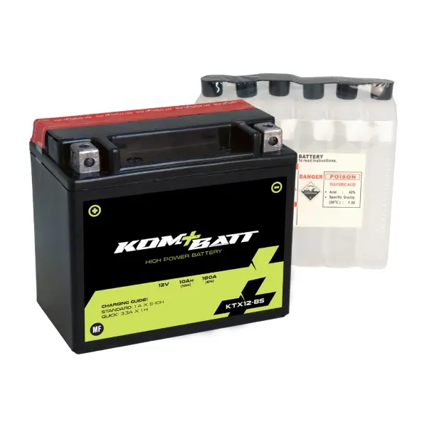 Batteria Moto Kombat KTX12-BS 12 V 10 Ah AGM