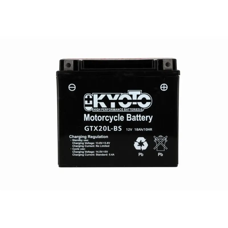 Batteria Moto Kyoto GTX20L-BS 12 V 18 Ah AGM