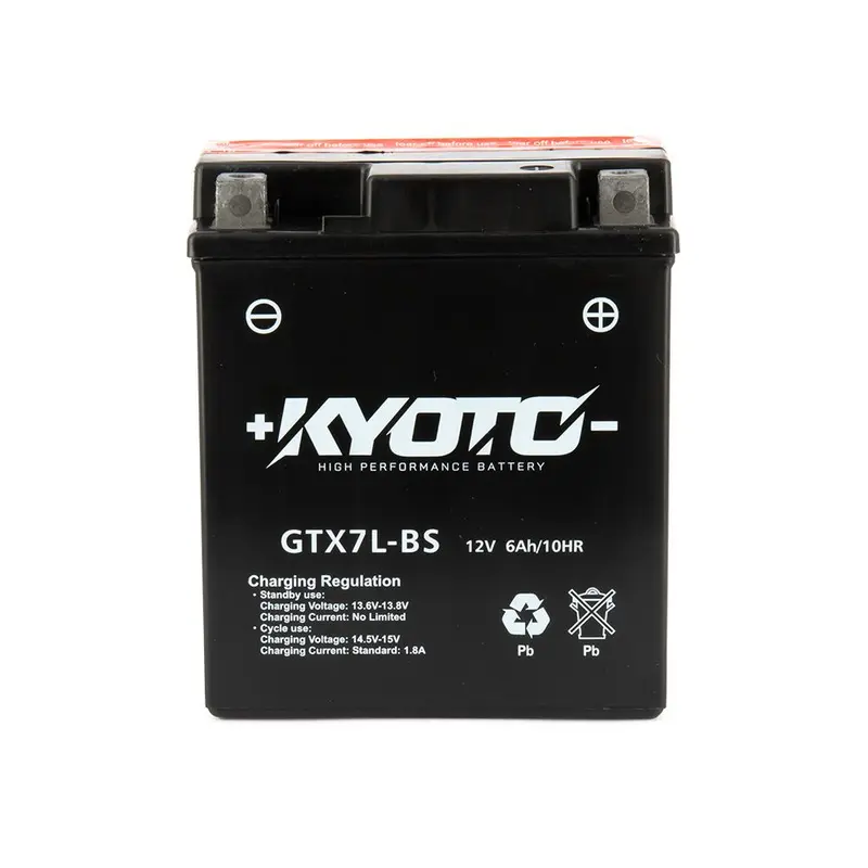 Batteria Moto Kyoto GTX7L-BS 12 V 6 Ah AGM