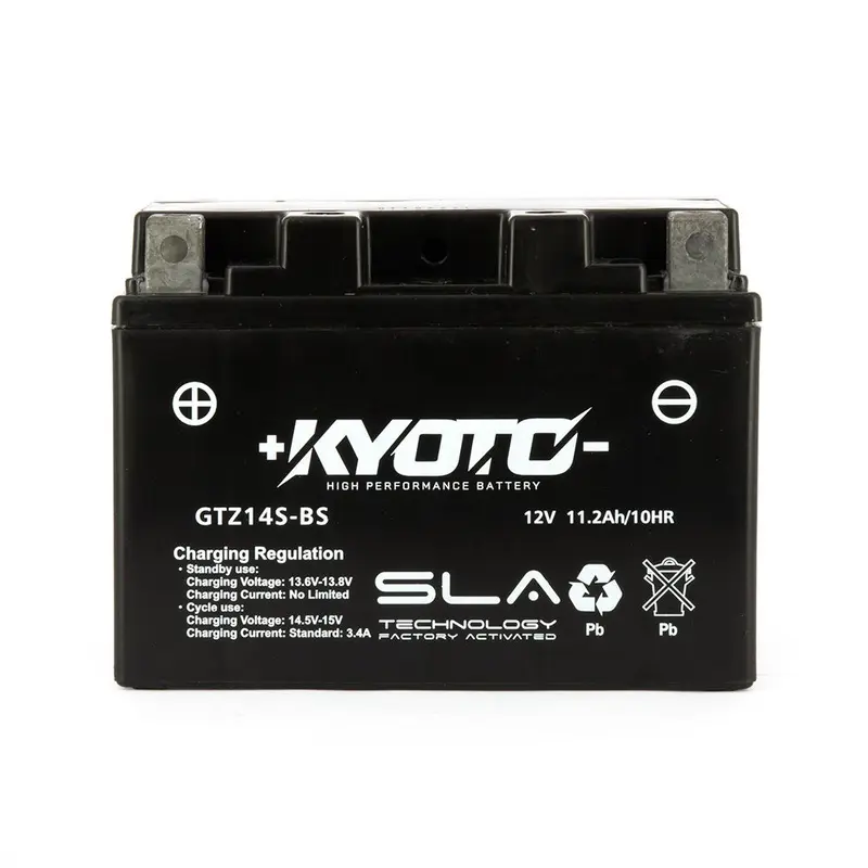Batteria Moto Kyoto GTZ14S-BS 12 V 11,2 Ah AGM