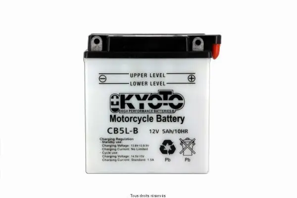 Batteria Moto Kyoto YB5L-B 12 V 5 Ah