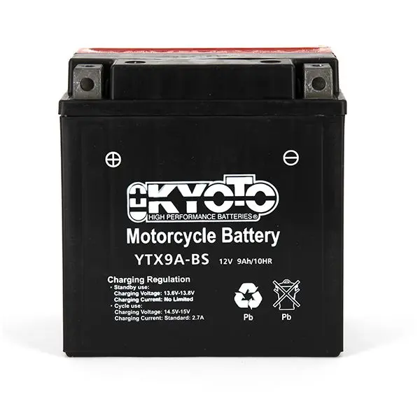 Batteria Moto Kyoto YTX9A-BS 12 V 9 Ah AGM