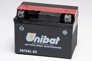 Batteria Moto Unibat CBYTX4L-BS 12 V 3 Ah AGM