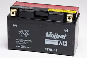 Batteria Moto Unibat CT7B-BS 12 V 6,5 Ah