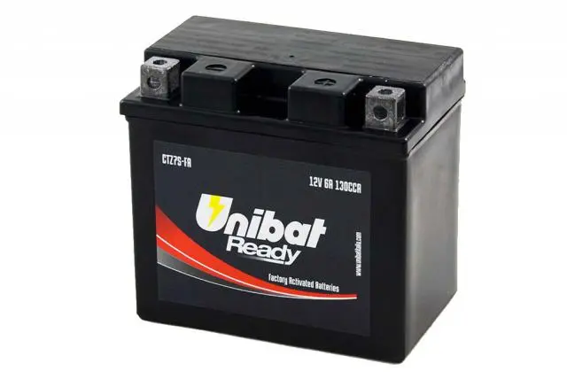 Batteria Moto Unibat CYTZ7S-BS 12 V 6 Ah AGM