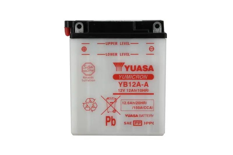 Batteria Moto Yuasa YB12A-A 12 V 12 Ah