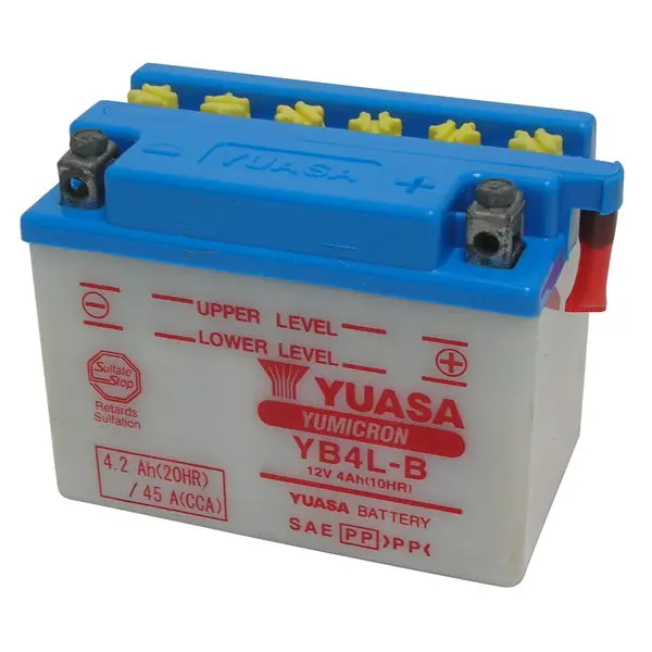Batteria Moto Yuasa YB4L-B 12 V 4 Ah