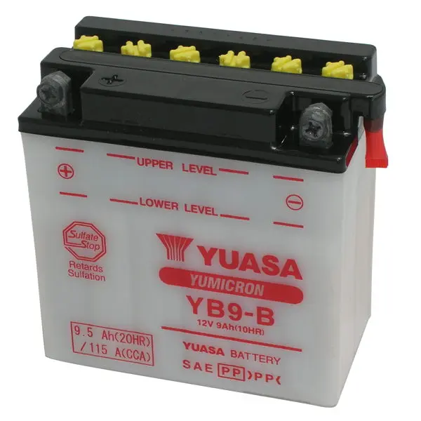 Batteria Moto Yuasa YB9-B 12 V 9 Ah