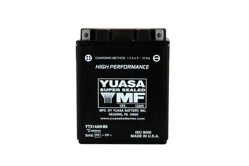Batteria Moto Yuasa YTX14AH-BS 12 V 12 Ah AGM