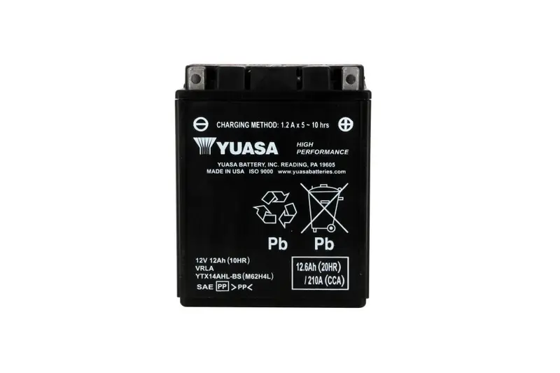 Batteria Moto Yuasa YTX14AHL-BS 12 V 12 Ah AGM
