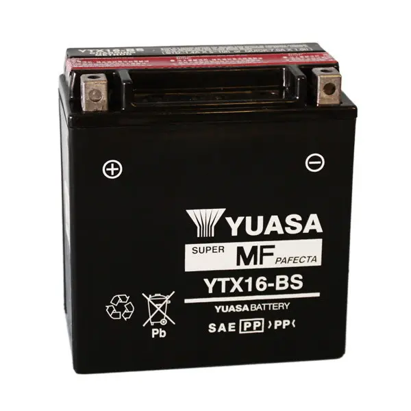Batteria Moto Yuasa YTX16-BS 12 V 14 Ah AGM