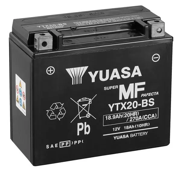 Batteria Moto Yuasa YTX20-BS 12 V 18 Ah AGM