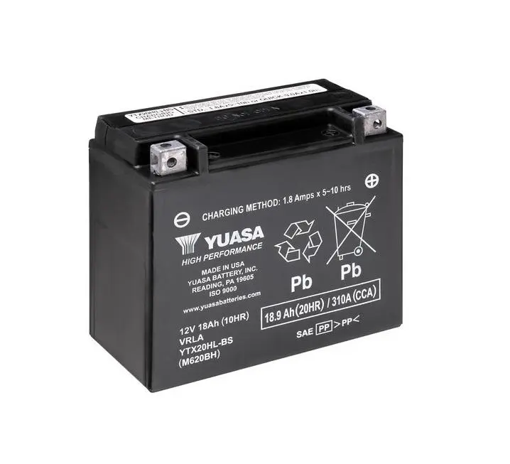 Batteria Moto Yuasa YTX20HL-BS 12 V 18 Ah AGM