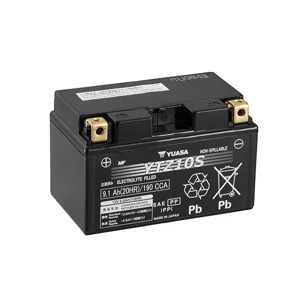 Batteria Moto Yuasa YTZ10S 12 V 8,6 Ah AGM
