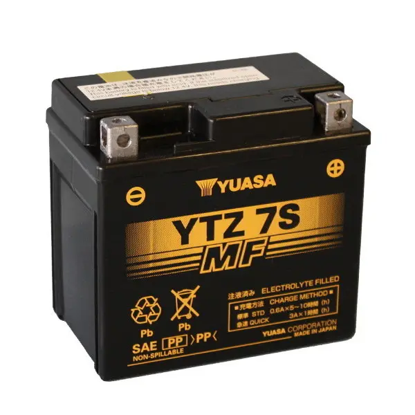 Batteria Moto Yuasa YTZ7S 12 V 6 Ah AGM