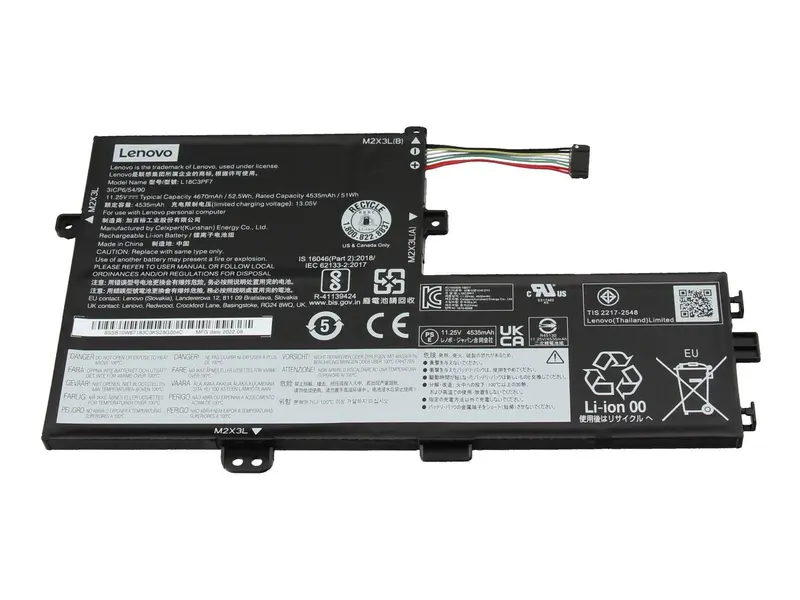 Batteria Originale Lenovo sostituisce 5B10T09094 - 52,5Wh