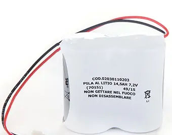 Batteria per antifurto litio 7,2 V 13 Ah d lince