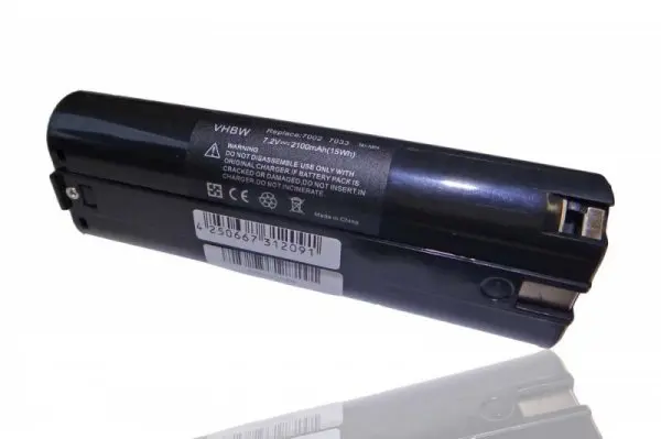 Batteria per makita 3700d ecc. 2100 mAh 7,2vmakita 191679-9, 192532-2, 192695-4, 632002-4, 632003-2, 7000, 7002, 7033uniropa bp-72