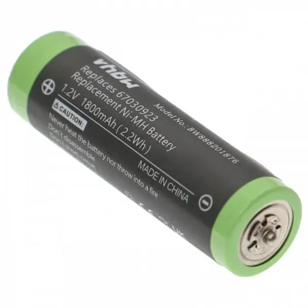 Batteria per rasoio BRAUN Ni-MH, 1.2 V, 1800 mAh