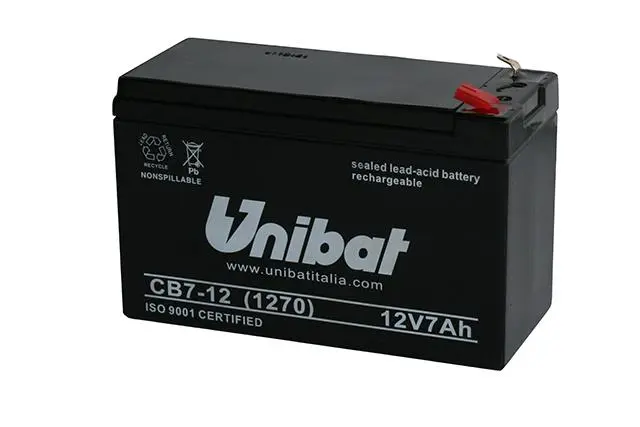 Batteria ricaricabile vlra-AGM 12volt 7 Ah CB7-12