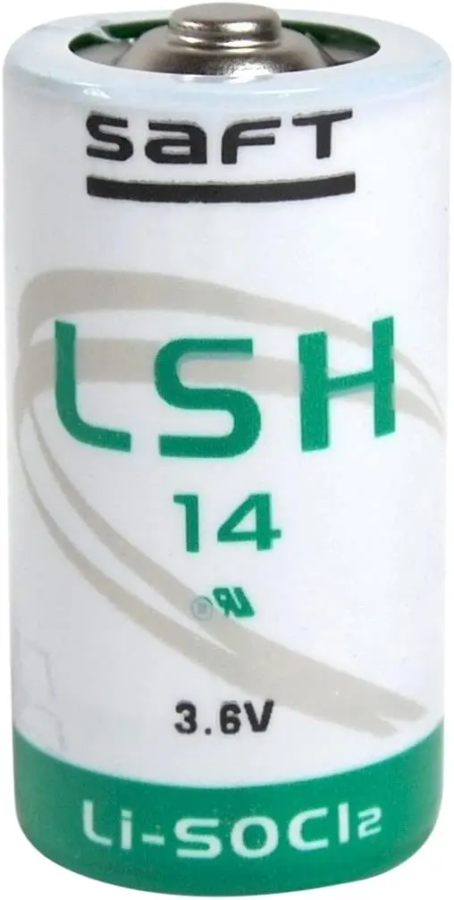 Batteria SAFT LSH14 3,6 V 5,8 Ah C con Polo