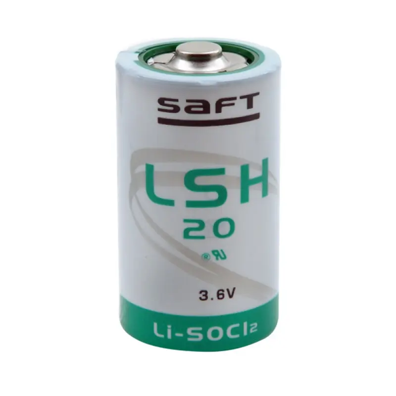 Batteria SAFT LSH20 3,6 V 13 Ah D con Polo ER34615M