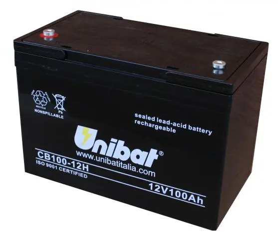 Batteria unibat sla 12 V 100 Ah