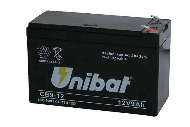 Batteria unibat sla cyclic 12 V 9 Ah