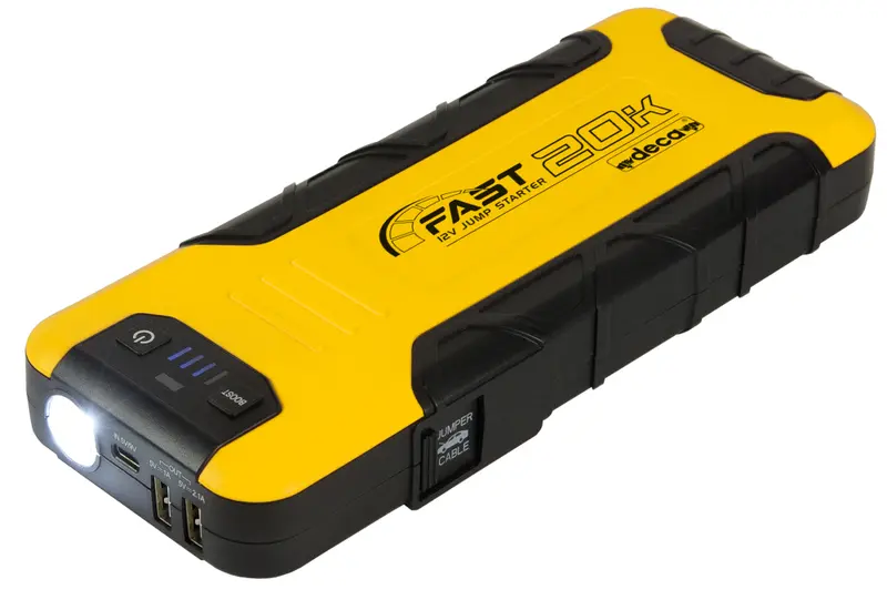 Booster DECA Fast 20 K – Avviatore di Emergenza 12 V 20000 mAh al Litio