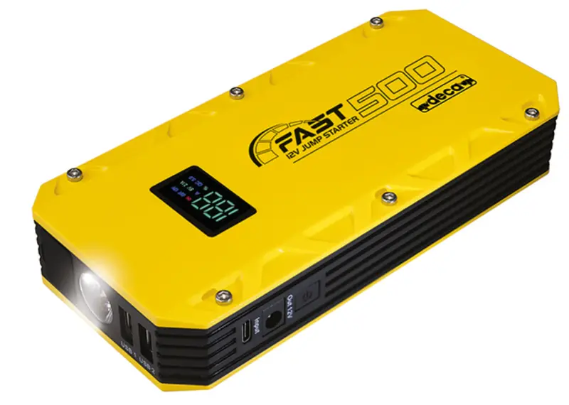 Booster DECA Fast 500 – Avviatore di Emergenza 12 V al Litio