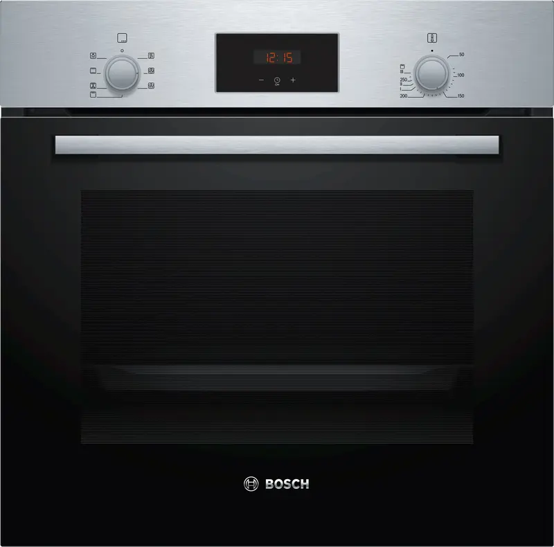 Bosch Serie 2 HBF133BR0 forno 66 L Nero, Acciaio inox