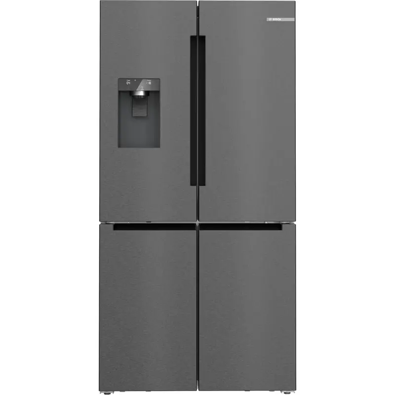 Bosch Serie 6 KFI96AXEA frigorifero side-by-side Libera installazione 574 L E Nero, Acciaio inox