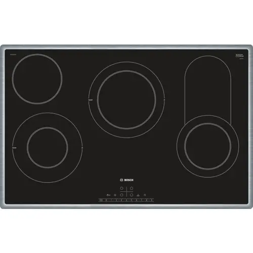 Bosch Serie 6 PKC845FP1D piano cottura Nero Da incasso Ceramica 4 Fornello(i)