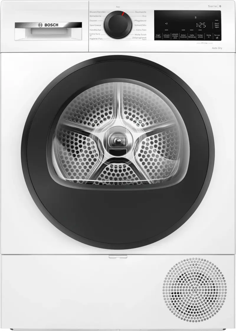 Bosch Serie 6 WQG243D41 asciugatrice Libera installazione Caricamento frontale 9 kg Bianco