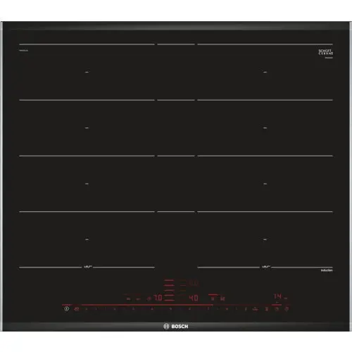 Bosch Serie 8 PXY675DC1E piano cottura Nero Da incasso Piano cottura a induzione 4 Fornello(i)