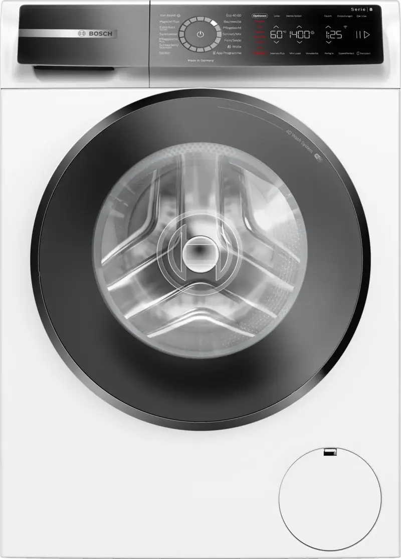 Bosch Serie 8 WGB244040 lavatrice Caricamento frontale 9 kg 1257 Giri/min Bianco