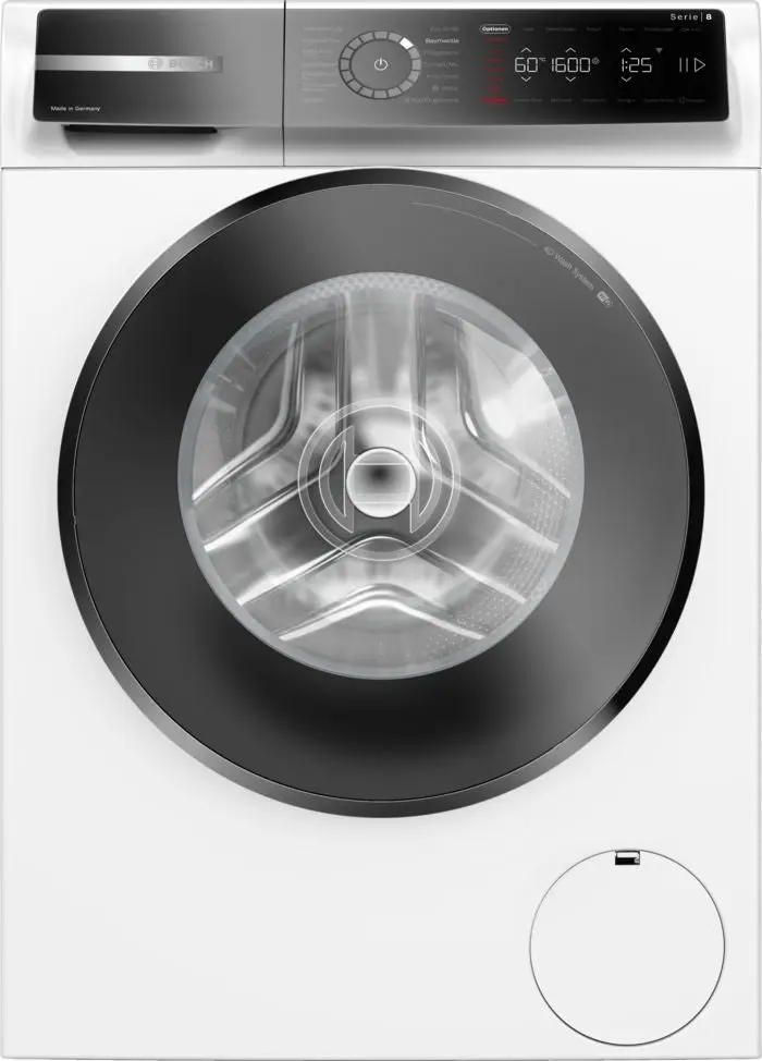 Bosch Serie 8 WGB256041 lavatrice Caricamento frontale 10 kg 1600 Giri/min Nero, Bianco