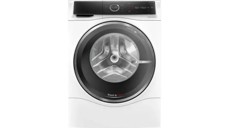 Bosch Serie 8 WNC244070 lavasciuga Libera installazione Caricamento frontale Bianco D