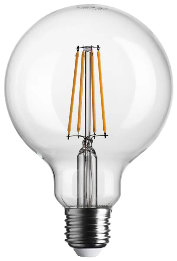 BOT LIGHTING lampadina globo led E27 8,5W 1055LM 2700K luce calda vetro trasparente WLD4210x2