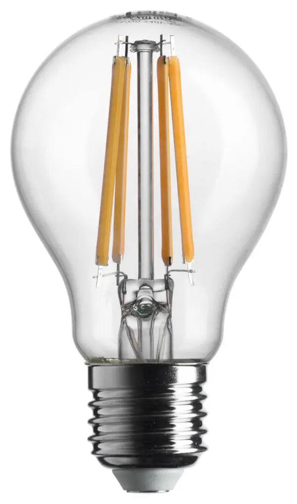 BOT LIGHTING lampadina goccia led dimmerabile E27 11W 1521LM 2700K luce calda vetro Trasparente WLD1011X2D