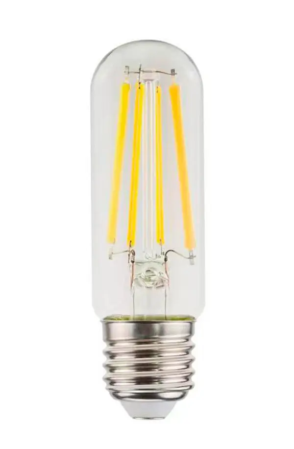 BOT LIGHTING lampadina led tubolare T37 vetro trasparente 8,TW E27 4000K 1055lm luce naturale WLD7708X3