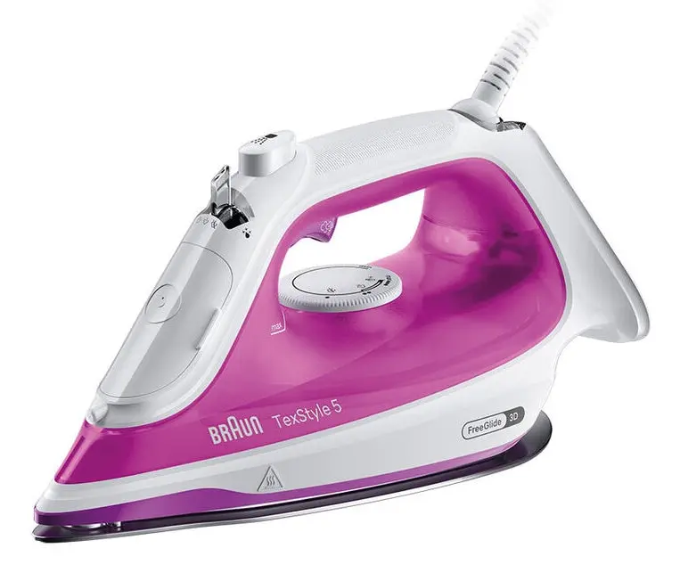 Braun TexStyle 5 SI 5225 Ferro a vapore 2500 W Rosa, Bianco