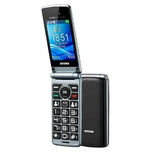 BRONDI CELLULARE AMICO TUO 4G BLACK METAL