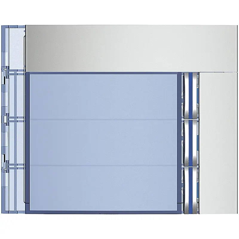 BTICINO Frontale 3 pulsanti su colonna singola finitura Allmetal 352031