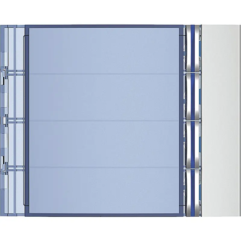 BTICINO Frontale 4 pulsanti su colonna singola finitura Allmetal 352041