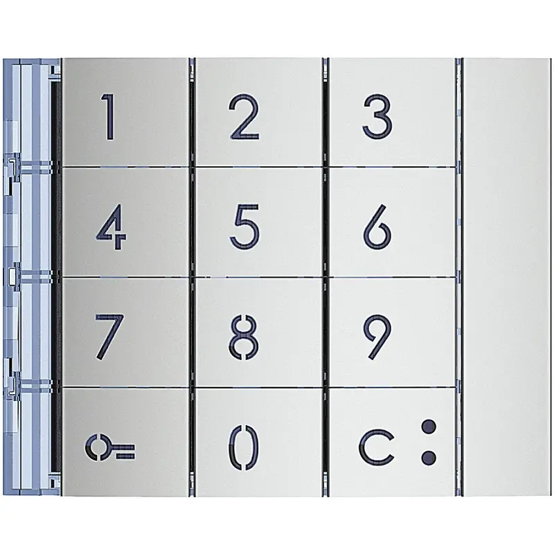 BTICINO Frontale tastiera numerica finitura Allmetal 353001
