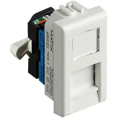 Bticino Matix Connettore RJ45 categoria 6A UTP AM5979C6