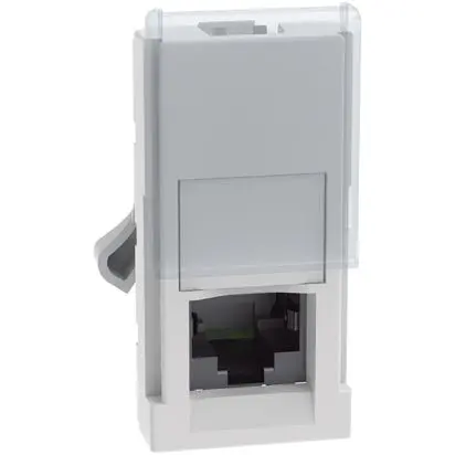 Bticino MatixGO Presa Ethernet RJ45 Cat 6 Bianca JW4279C6