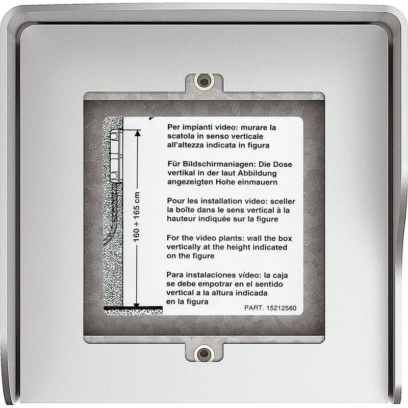 BTICINO Scatola fuori muro 1 modulo con tetto antipioggia 350611
