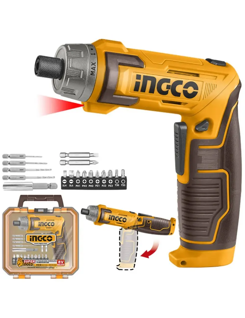 Cacciavite a Batteria 8 V Ricaricabile INGCO | Battery24.it